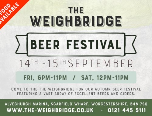 Alvechurch Beer Festival 14th / 15th Sept 2018